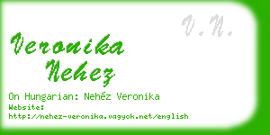 veronika nehez business card